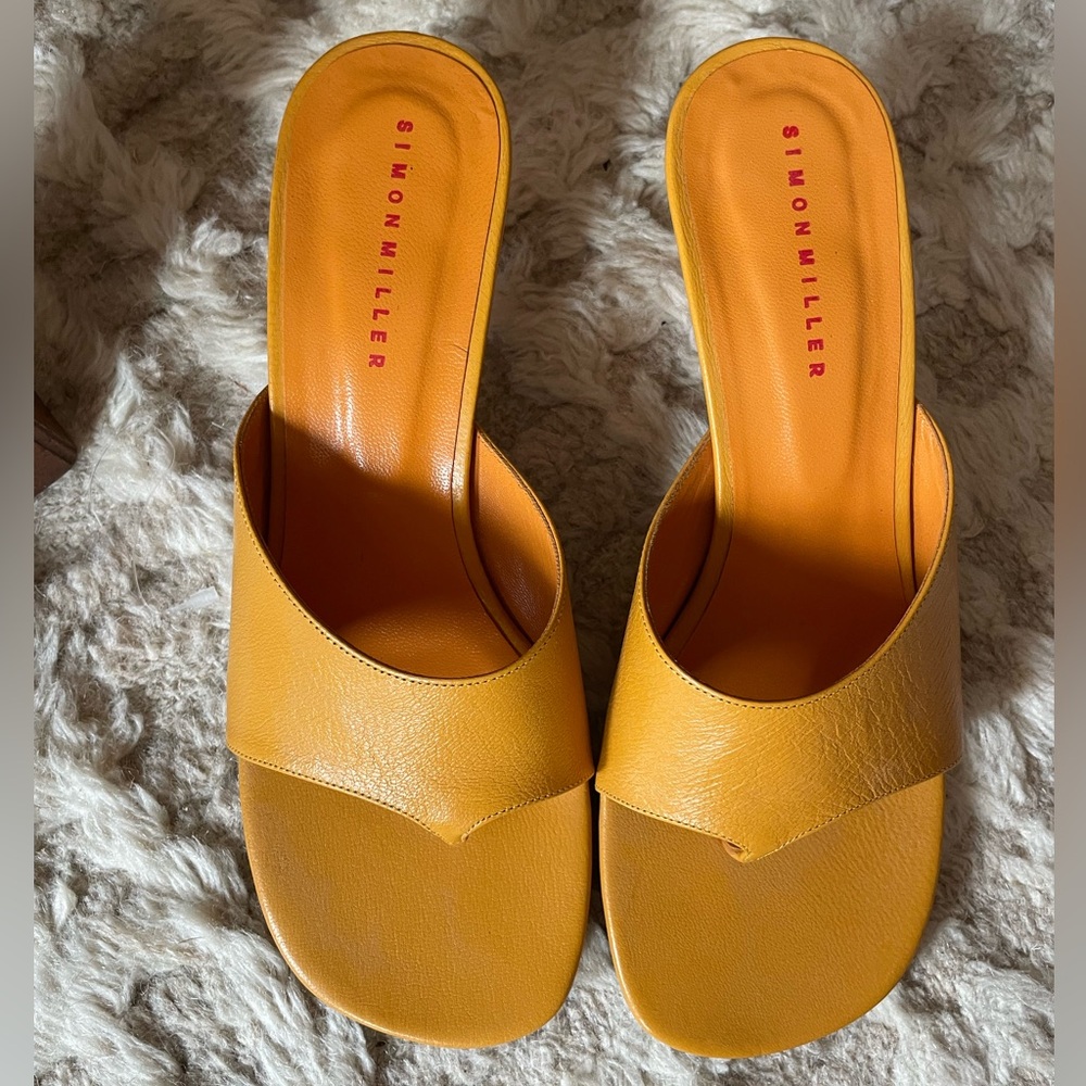 Simon Miller Mustard Yellow Heels